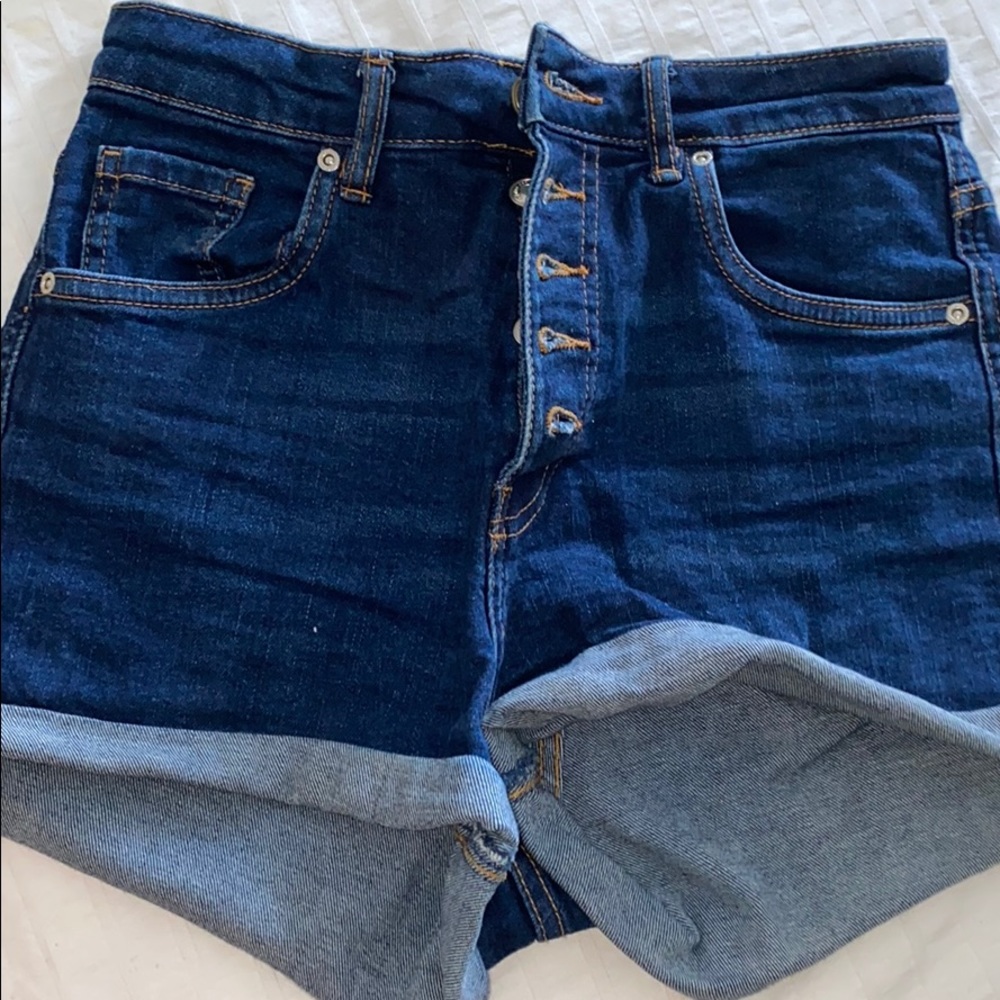 ZARA High Waited Jean Shorts